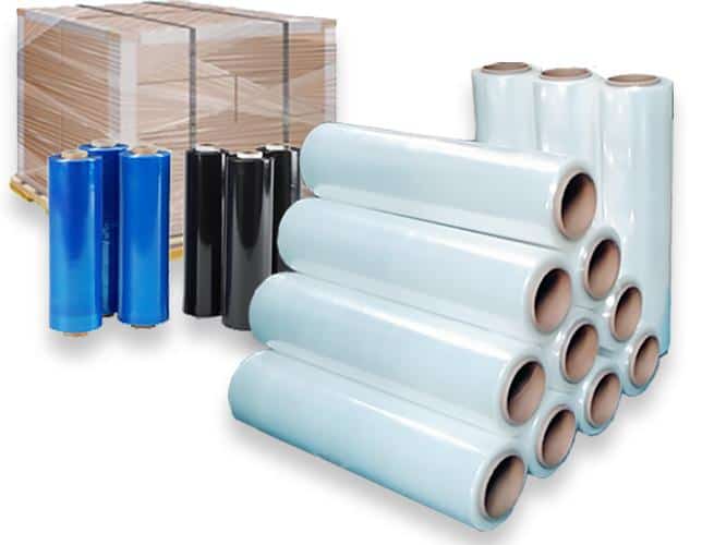 Màng quấn pallet được sản xuất từ các hạt nhựa LDPE (Low Density Polyethylene) 